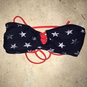 Red, White, and Blue bathing suit top!